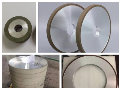 Diamond grinding wheels for hard-facing