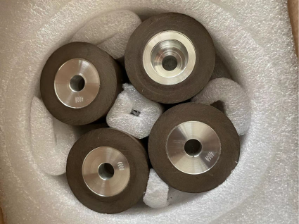 Internal grinding wheels for HVOF coating