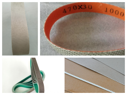Diamond sanding belts for HVOF coating